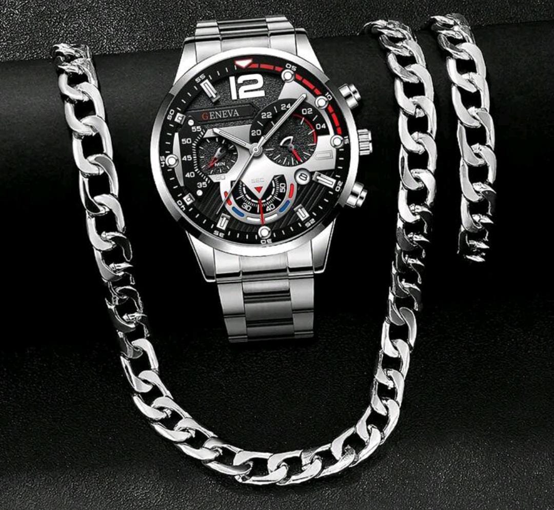 Montre et Alliance en acier inoxydable pour femmes et hommes.